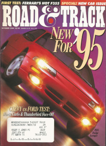 ROAD & TRACK 1994 OCT - A6, Z34 vs LX BIRD, NEW CARS